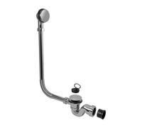 Mcalpine Brasstrap-25-Cp 1.5" Chrome Plated Brass Trap, Chrome Plated Brass Combined Waste And Overflow