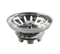 McAlpine BSKTOP Basket Strainer Waste with Rubber Finger Seal - Stainless Steel Sink Drain Connector for Kitchen and Bathroom Plumbing