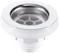 Mcalpine Bsw10 1.5" Backnut Bath Waste 70mm Stainless Steel Flange X 1.5" Tail Unslotted Plug