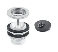McAlpine BSW11P 1.25" x 60mm Stainless Steel Flange Centre Pin Basin Waste Backnut and Washer - BSW11P