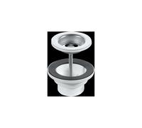 Mcalpine Bsw1Pc Centre Pin Basin Waste, 1.25 Inch, White