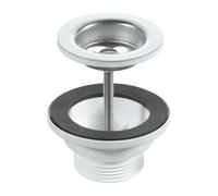 McAlpine BSW1PC Centre Pin Basin Waste-1.25 inch, White