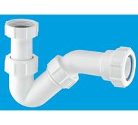 McAlpine BT1 Adjustable Inlet Tubular Swivel P Trap - 1/4"