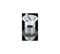McAlpine BW60SPH-CB 1.25" Chrome Plated Brass Basin Waste - Backnut Model: 6 in Silver McAlpine Silver
