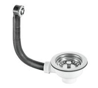 McAlpine BWSTOFSS 1 1/2-Inch Basket Strainer Waste and Overflow - Chrome