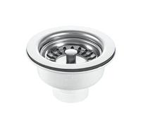 McAlpine BWSTSS 1 1/2-Inch Basket Strainer Waste Stemball Plug - Chrome