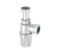 McAlpine CAA10 Chrome Adjustable Inlet Slim Bottle Trap - 1 1/4" BSP