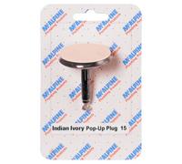 Mcalpine Card-15 Indian Ivory Pop-Up Plug - Puplug-Ii