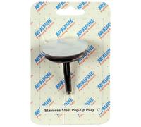 McAlpine CARD-17 Stainless Steel Pop-Up Plug - Chrome - PLUGSS50