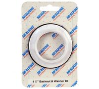 McAlpine CARD-20 1.25" Backnut & Washer - BN1 (1.1/4") in White McAlpine White