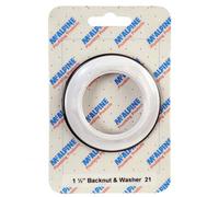 McAlpine CARD-21 1.5" Backnut & Washer - BN2 in White McAlpine White