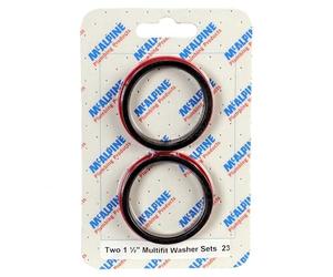 Mcalpine CARD-23 Two 1.5" Multifit Washer Sets - PWM2 x 2 + RWM2 x 2