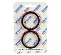 McAlpine CARD-23 Two 1.5" Multifit Washer Sets - PWM2 x 2 + RWM2 x 2 in Black McAlpine Black