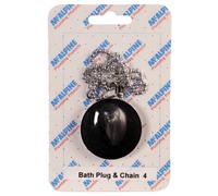 McAlpine CARD-4 Bath Plug & Chain - BP4 + CH4-18