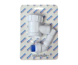 McAlpine CARD-60 1.5" Surefit Tee Piece for Washing Machine Hose - V33S