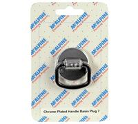 McAlpine CARD-7 Chrome Plated Basin Plug with Handle - CP1H