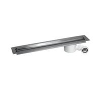 McAlpine CD700-O-B Brushed Stainless Steel Slimline Channel Drain - 648mm in Silver McAlpine Silver