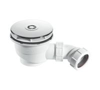McAlpine Chrome on Plastic Waste 110mm Flange Cover 90 x 50mm 1.5'' ST90CP10-HP2