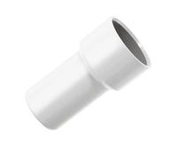 Mcalpine Chrome-Plated Brass To Plastic Solvent Weld Adaptor Pipe White