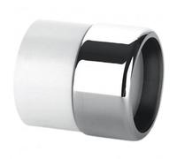 Mcalpine Chrome Plated Brass X Abs Euro Connector 42/43mm X 1.5'' Abs42/43G-Cb