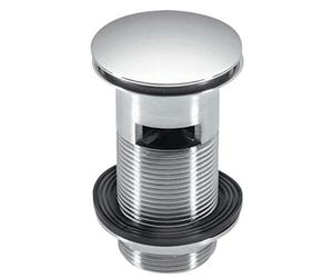 Mcalpine Chrome Plated Slotted Clicker Basin Waste With Mushroom Top 1.25'' Cw60-Cb