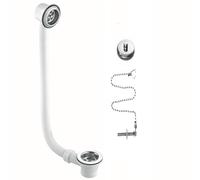 McAlpine Combi Bath Waste Overflow Chrome FBW2PCCP Brass Push-Fit