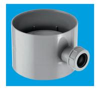 CONTRAP2 Straight Socket Condensation Trap x 19/23mm condensation drain off connection McAlpine Silver One Size