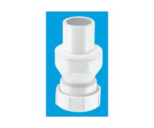 McAlpine CONVALVE-125P Convalve Non-Return Valve with ¼" Plain Tail x ¼" Universal Outlet