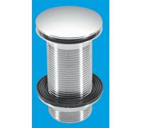 McAlpine CWU60-CB Chrome Plated Brass Clicker Basin Waste in Silver McAlpine Silver