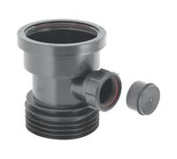 McAlpine DC1-BL-BO Drain Connector with Boss, Black