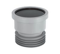 McAlpine DC1-GR Grey 4"/110mm Drain Connector