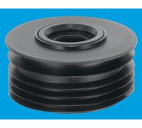 McAlpine DC2-BL Black 4"/110mm Drain Reducer Connector McAlpine Black