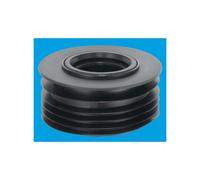McAlpine DC3-BL Black 4"/110mm Drain Reducer Connector