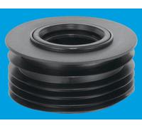 McAlpine DC3-BL Drain Reducer Connector-4"/110mm x 2", Black