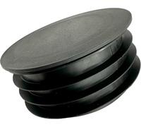 McAlpine DC4-BL Black 4"/110mm Polypropylene Drain Blank Cap