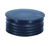 Mcalpine Drain Connector With Ring Black 1.25" X 1.25" Dc4-Bl