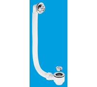 McAlpine FBW2R-C Bath Combined Waste & Overflow with removable grid in White McAlpine White