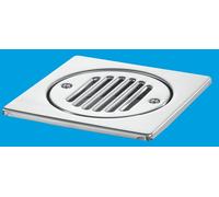 McAlpine FGTOP6SS 150mm Square Stainless Steel Tile