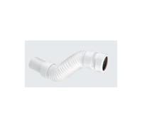 McAlpine FLEXCON5 1.25" Flexible Fitting - Universal x Plain Spigot in White McAlpine White