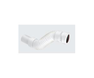 McAlpine FLEXCON5 1.25" Flexible Fitting - Universal x Plain Spigot in White McAlpine White