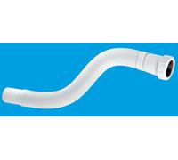 McAlpine Flexible Connector Pipe Compression to Plain Tail 1.5" FLEXCON2 in White McAlpine White