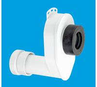 McAlpine HCUP50UK Urinal Bowl Syphonic 'P' Trap in White McAlpine White