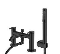 Mcalpine Kelvin 2 Taphole Bath Shower Mixer Matt (Black)