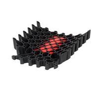 McAlpine KP-S Strapped Protective Knee Pads Hard Outer Shell Soft Foam Interior in Black McAlpine Black