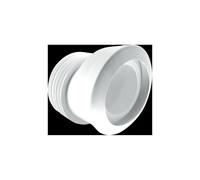 McAlpine MAC-4 97-107mm Inlet x 4"/110mm Outlet 20mm Offset MACFIT WC Connec in White McAlpine White