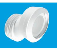McAlpine MAC-4A 97-107mm Inlet x 4"/110mm Outlet 40mm Offset MACFIT WC Connector in White McAlpine White
