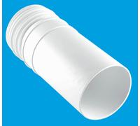 McAlpine MAC-EXTA Straight Extension MACFIT Outlet Size 4"/110mm, White