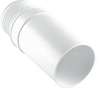 McAlpine MAC-EXTB 3 1/2-Inch/90 mm Outlet Size Straight Extension Mac-Fit - White