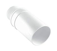 McAlpine MAC-EXTC Adjustable Length Straight Extension MACFIT WC Connector in White McAlpine White
