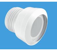McAlpine Macfit Straight WC Connector (90mm Outlet) MAC-3